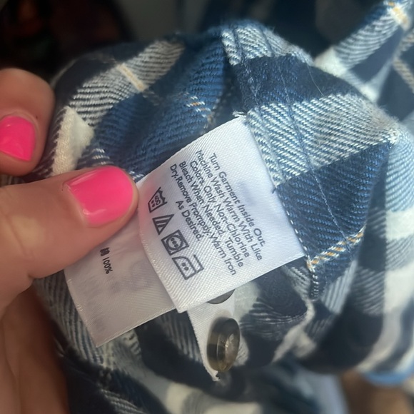 Eddie Bauer 100% Cotton Button Down Flannel Shirt - Picture 7 of 7